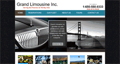 Desktop Screenshot of grandlimoinc.com