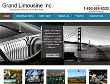 Tablet Screenshot of grandlimoinc.com